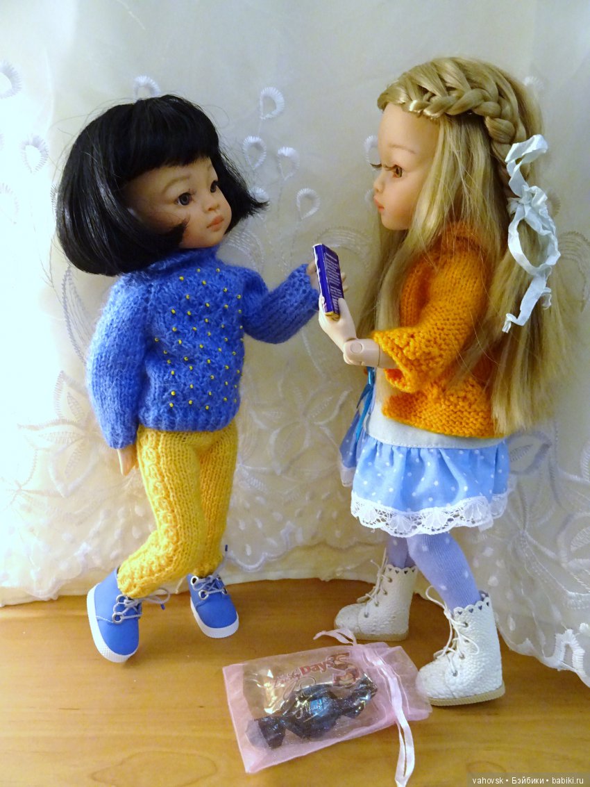 Ожидание Нового года — ООАК Paola Reina (Паола Рейна) и испанских кукол: перерисовка