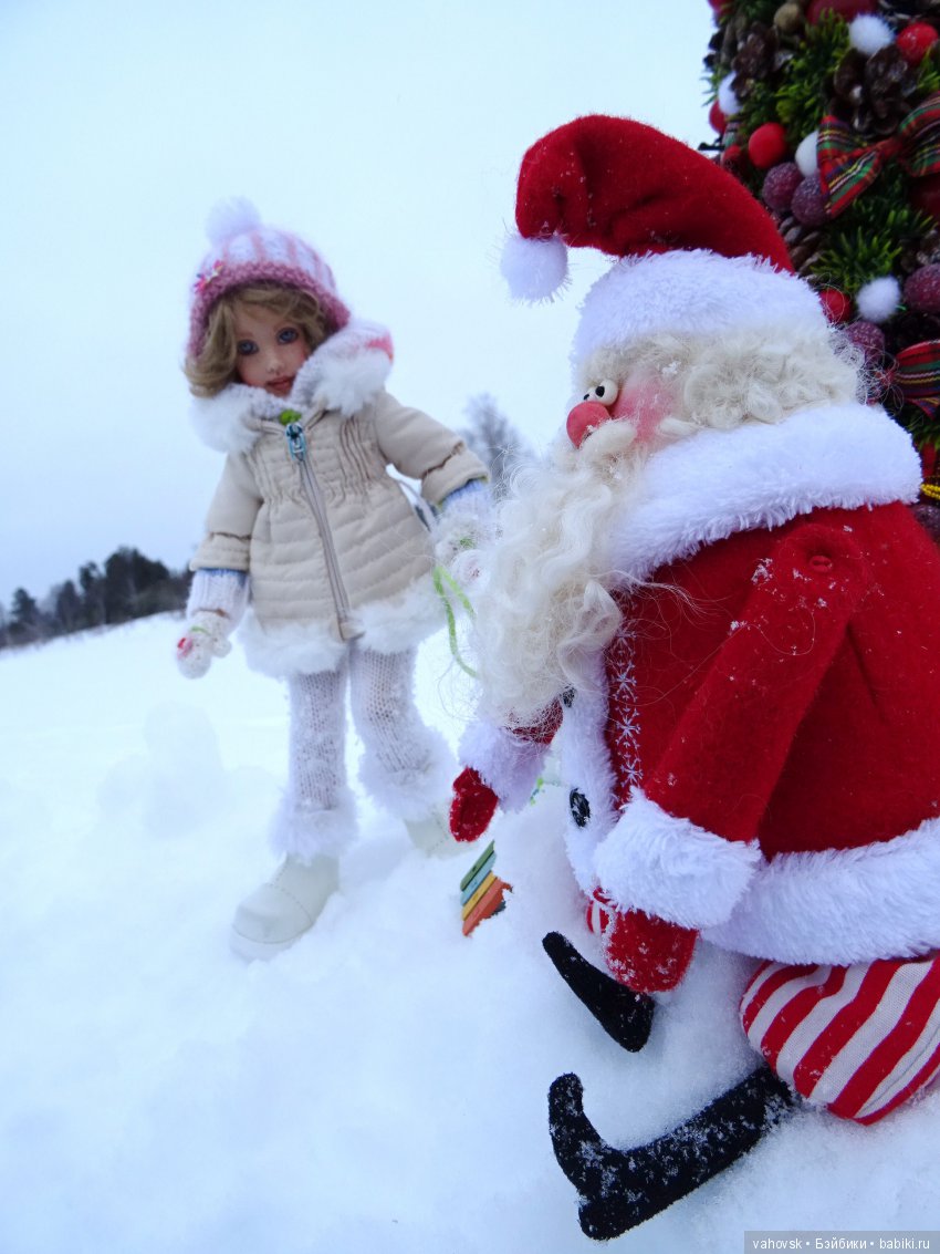 Ожидание Нового года — ООАК Paola Reina (Паола Рейна) и испанских кукол: перерисовка