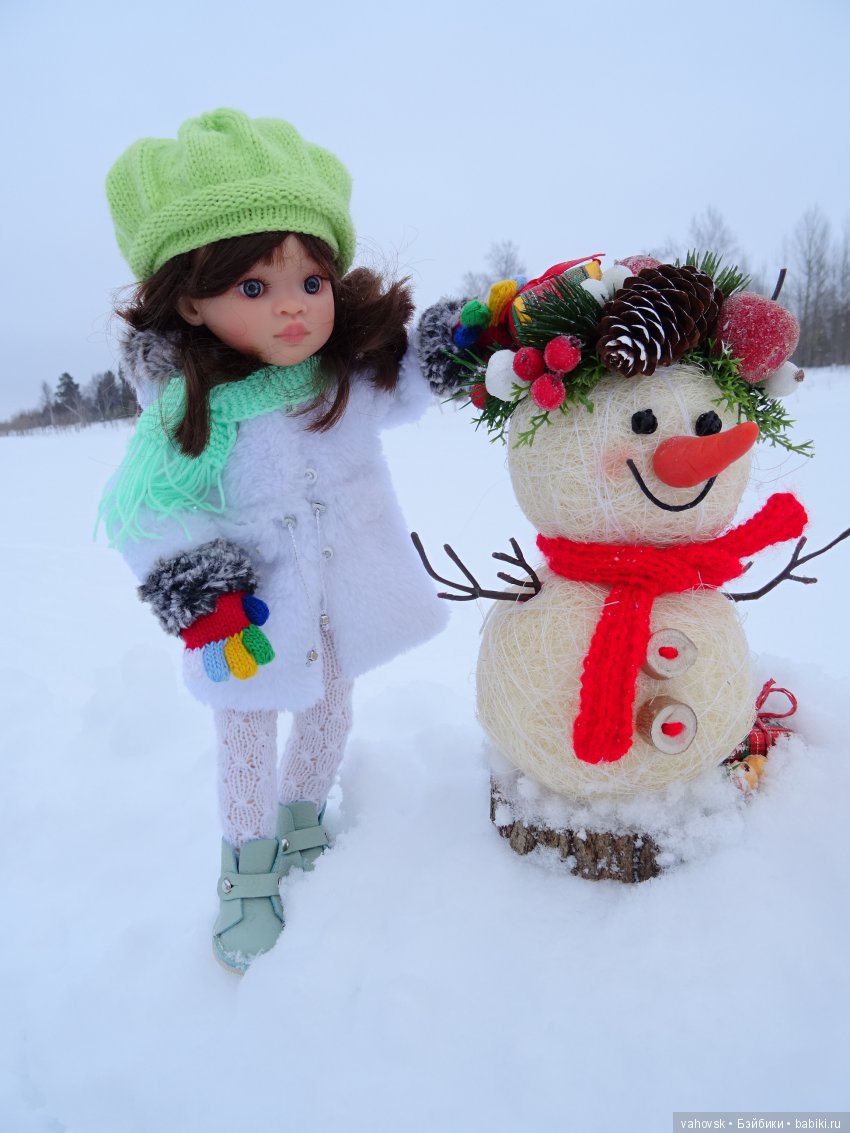 Ожидание Нового года — ООАК Paola Reina (Паола Рейна) и испанских кукол: перерисовка