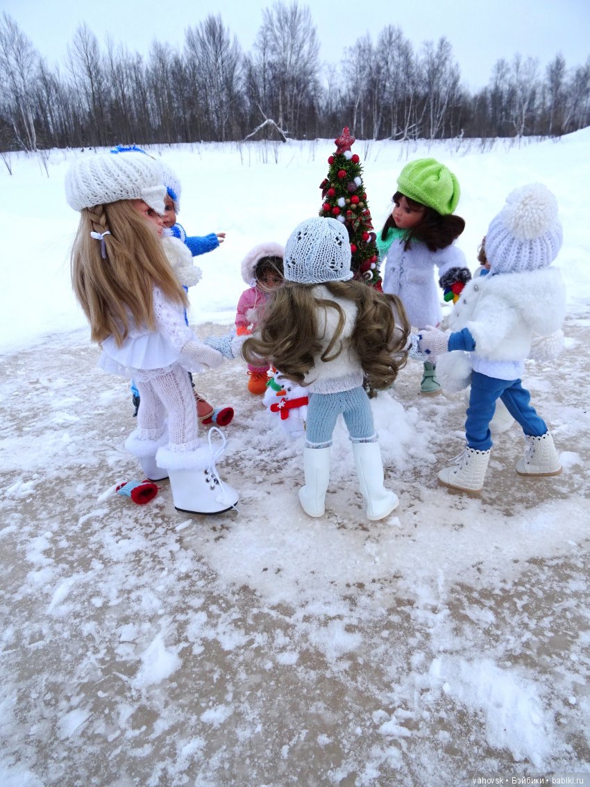 Ожидание Нового года — ООАК Paola Reina (Паола Рейна) и испанских кукол: перерисовка (фото 10)
