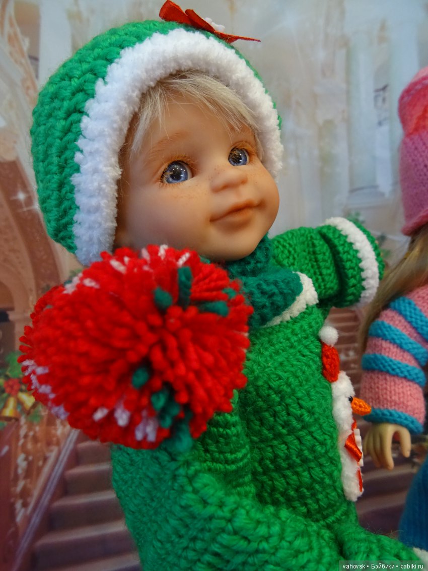 Маленькие новогодние истории с куклами Паола Рейна. Вторая часть, ПРАЗДНИЧНАЯ