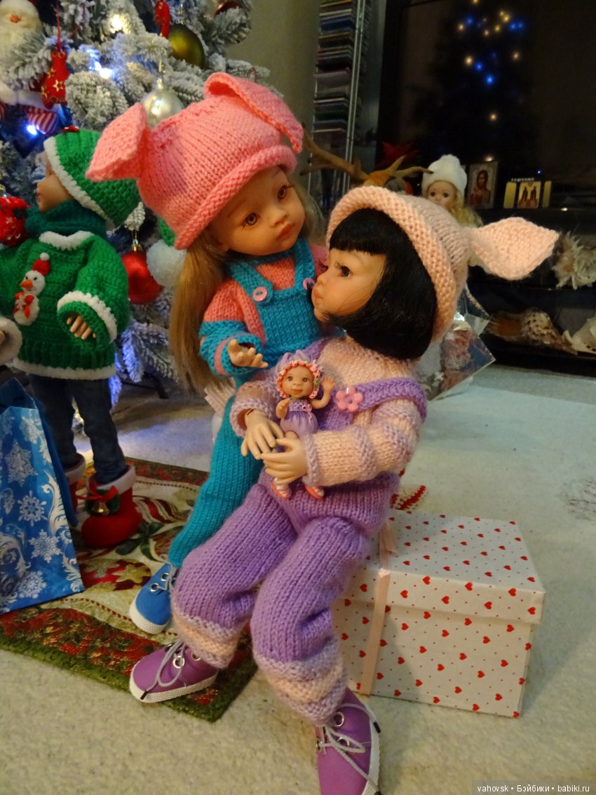 Маленькие новогодние истории с куклами Паола Рейна. Вторая часть, ПРАЗДНИЧНАЯ