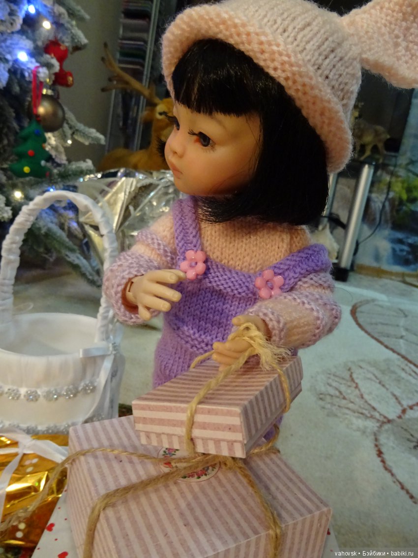 Маленькие новогодние истории с куклами Паола Рейна. Вторая часть, ПРАЗДНИЧНАЯ