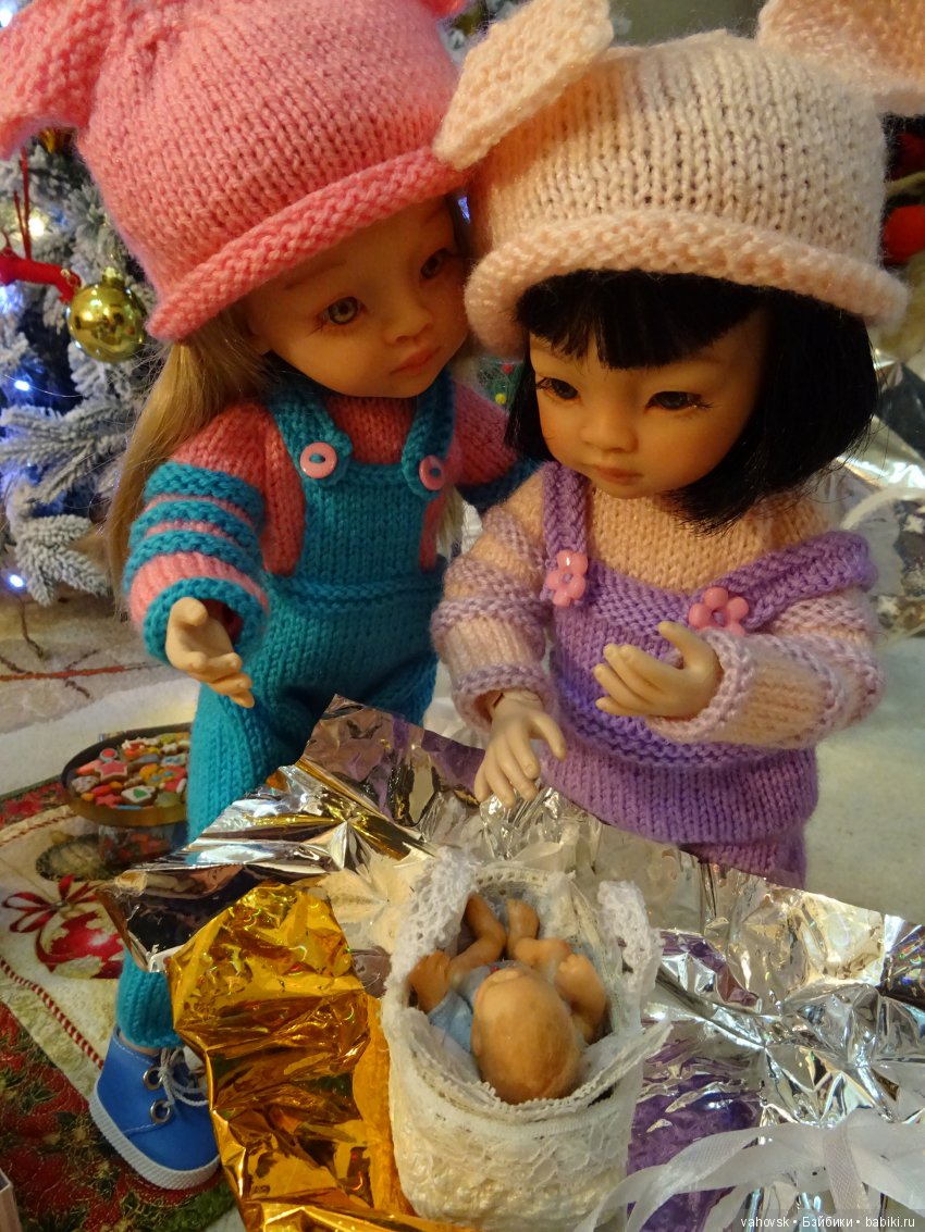 Маленькие новогодние истории с куклами Паола Рейна. Вторая часть, ПРАЗДНИЧНАЯ