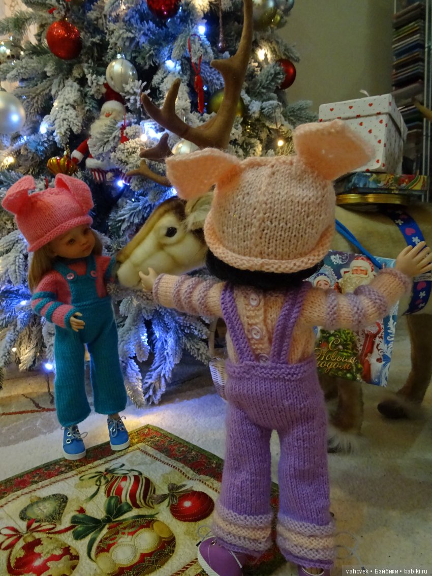 Маленькие новогодние истории с куклами Паола Рейна. Вторая часть, ПРАЗДНИЧНАЯ