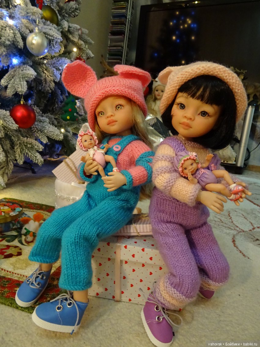 Маленькие новогодние истории с куклами Паола Рейна. Вторая часть, ПРАЗДНИЧНАЯ