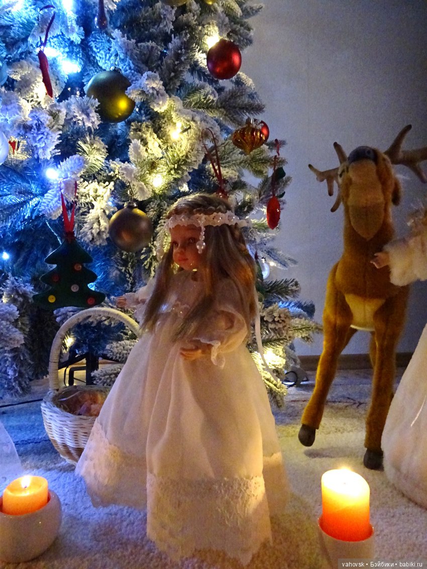 Маленькие новогодние истории с куклами Паола Рейна. Вторая часть, ПРАЗДНИЧНАЯ