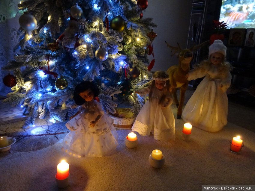 Маленькие новогодние истории с куклами Паола Рейна. Вторая часть, ПРАЗДНИЧНАЯ