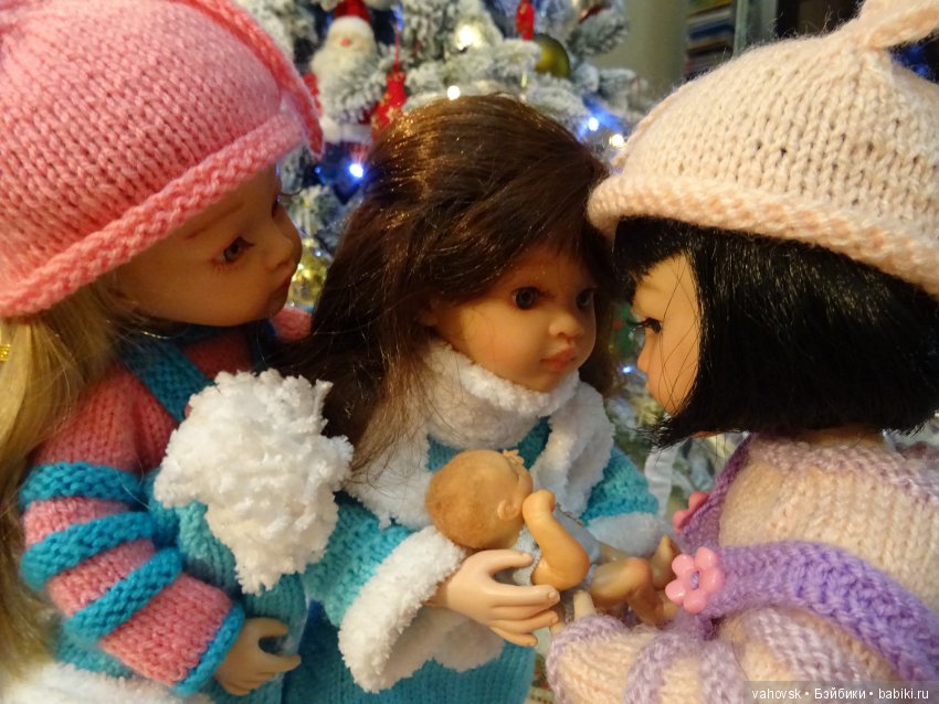 Маленькие новогодние истории с куклами Паола Рейна. Вторая часть, ПРАЗДНИЧНАЯ