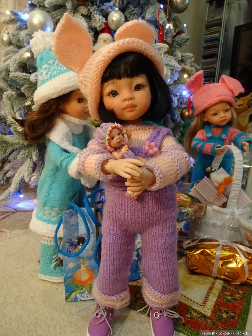 Маленькие новогодние истории с куклами Паола Рейна. Вторая часть, ПРАЗДНИЧНАЯ