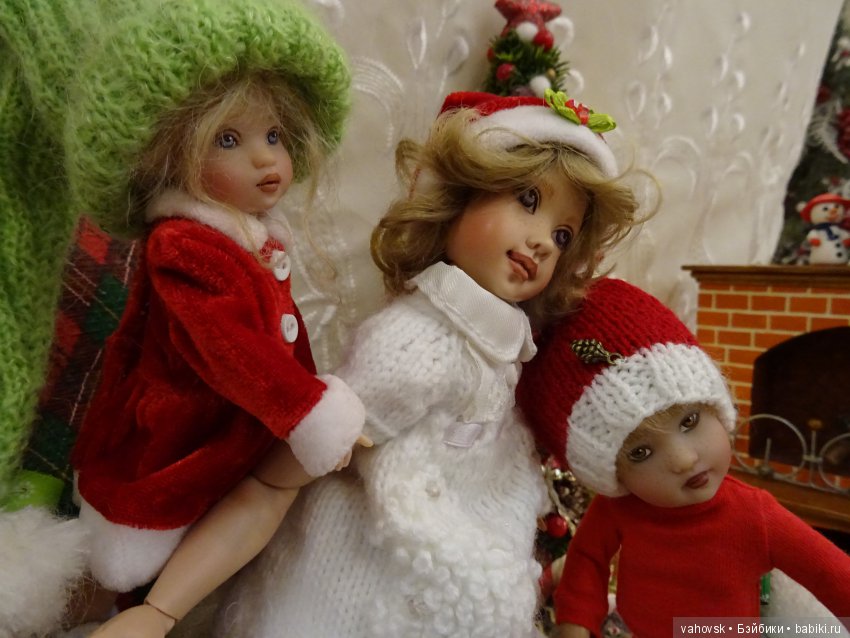С куклами от Хелен Киш - в Новый год