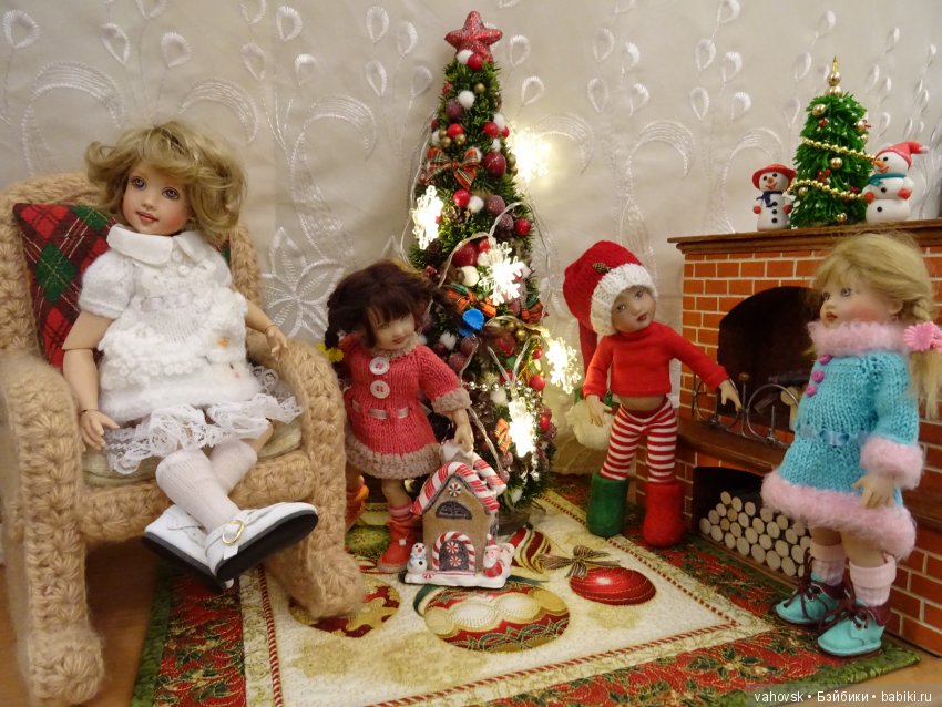 С куклами от Хелен Киш - в Новый год