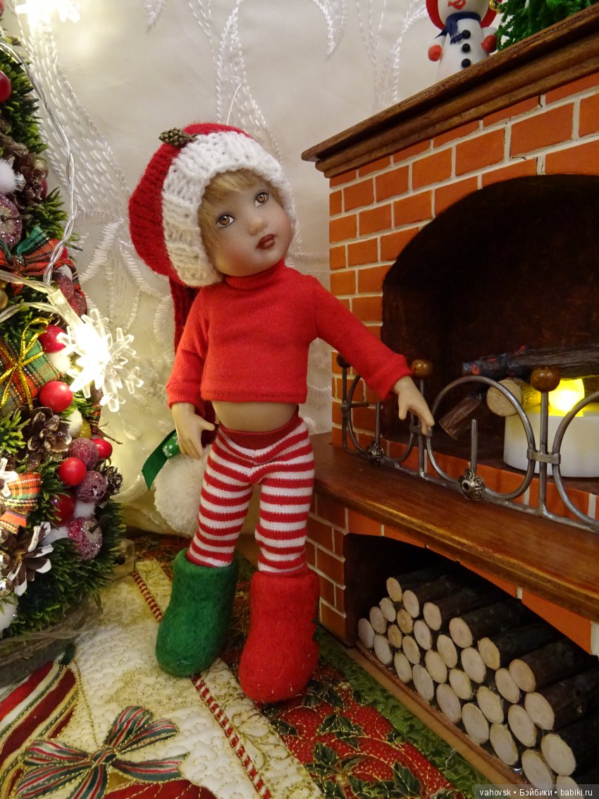 С куклами от Хелен Киш - в Новый год