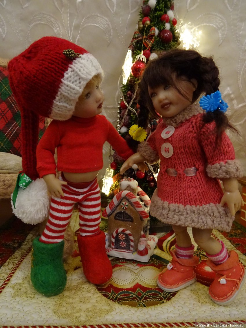 С куклами от Хелен Киш - в Новый год