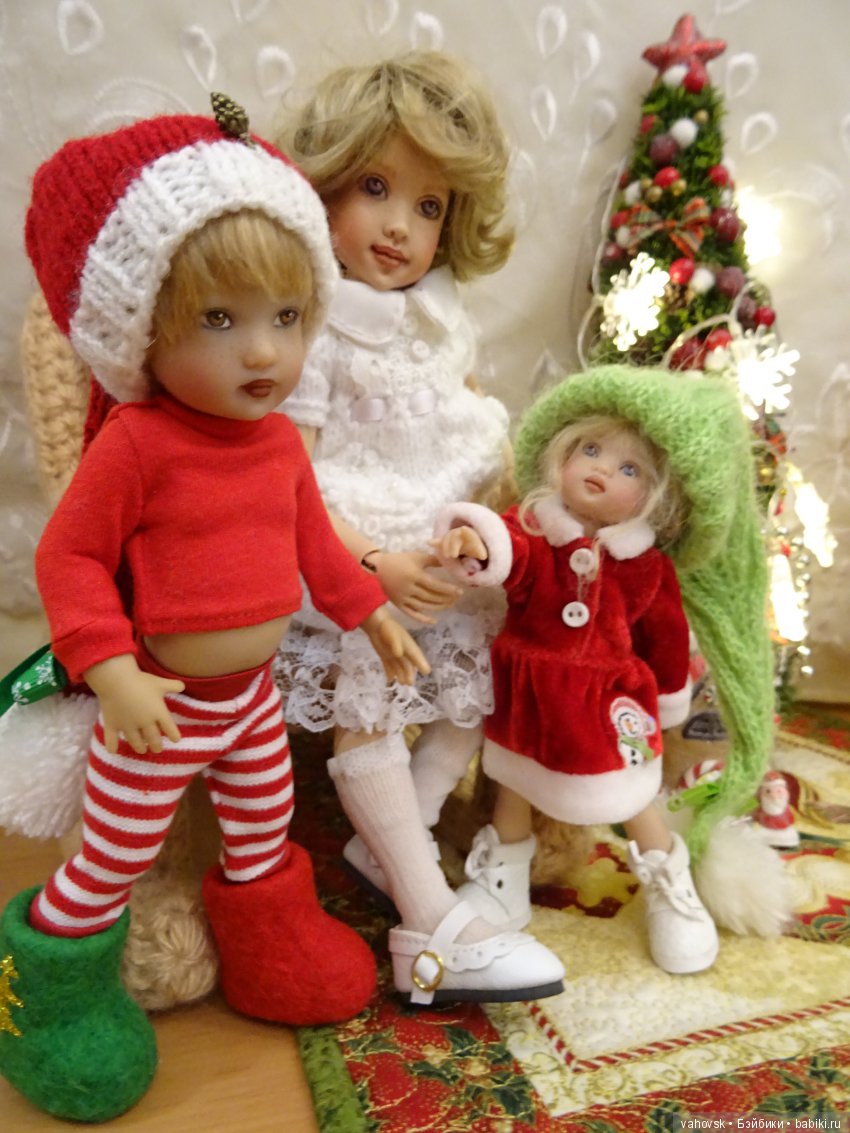 С куклами от Хелен Киш - в Новый год
