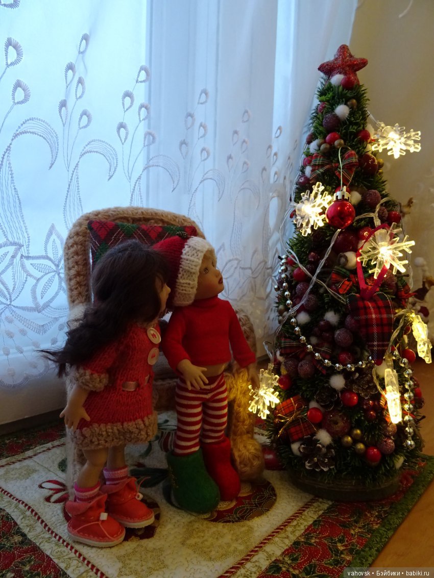 С куклами от Хелен Киш - в Новый год