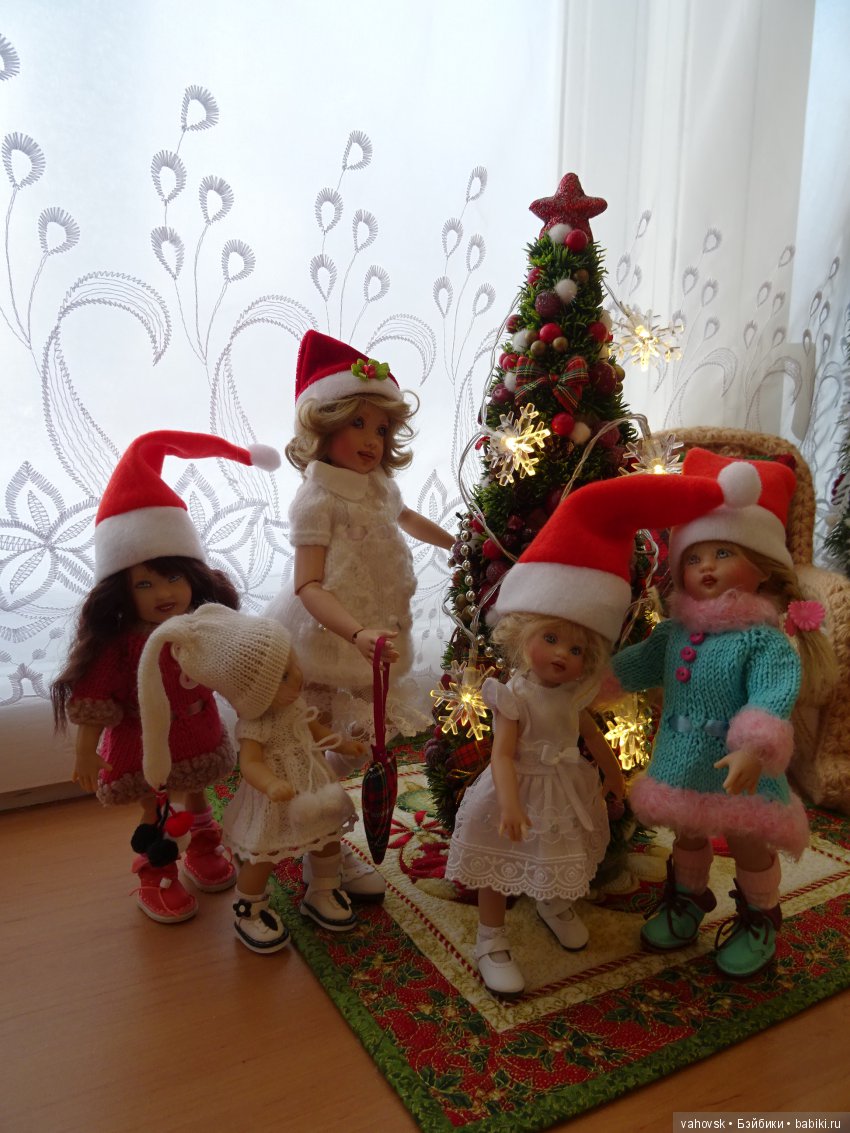 С куклами от Хелен Киш - в Новый год