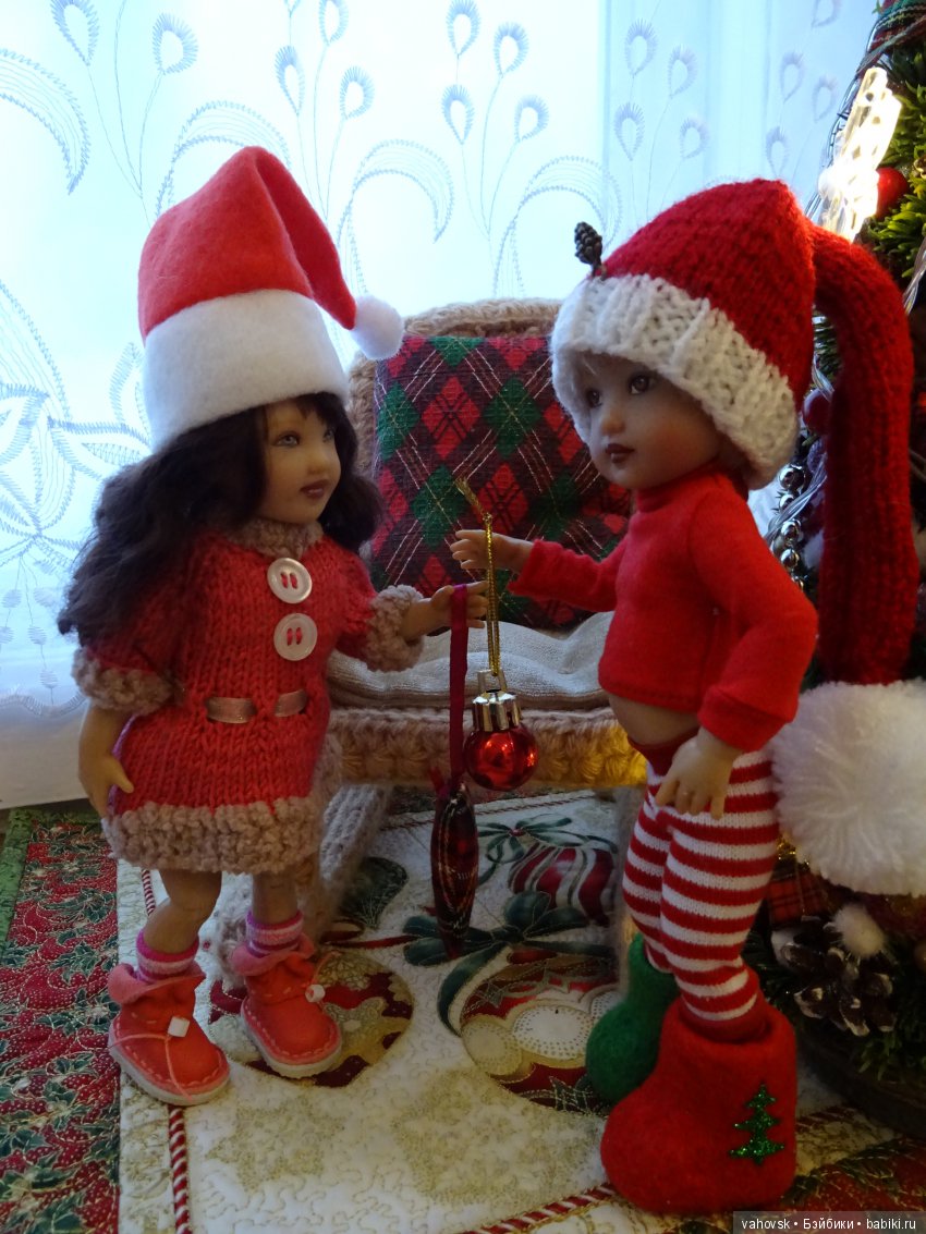 С куклами от Хелен Киш - в Новый год