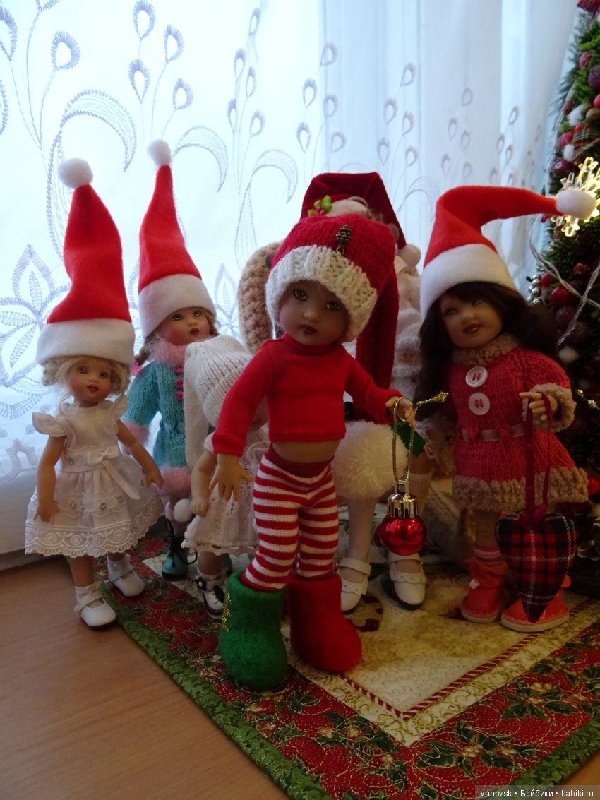 С куклами от Хелен Киш - в Новый год
