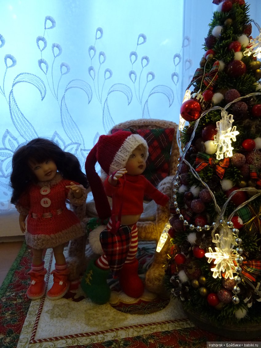 С куклами от Хелен Киш - в Новый год