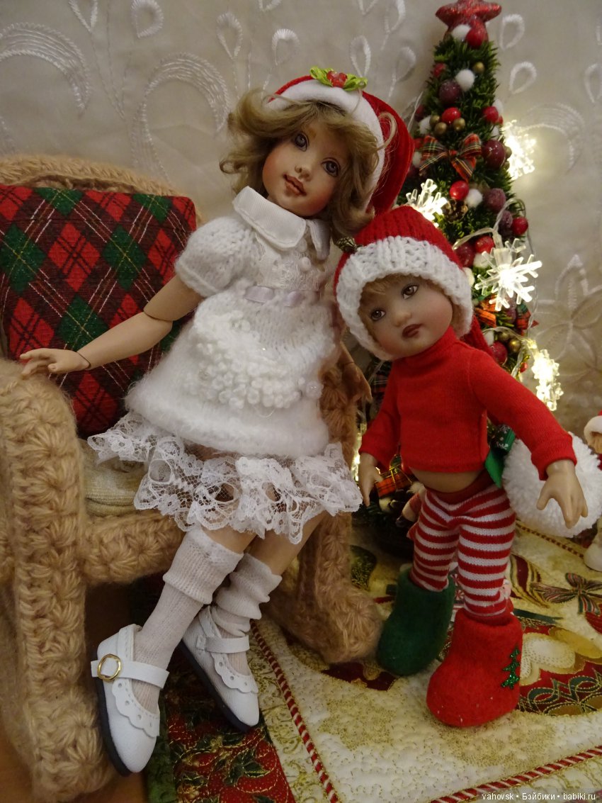 С куклами от Хелен Киш - в Новый год