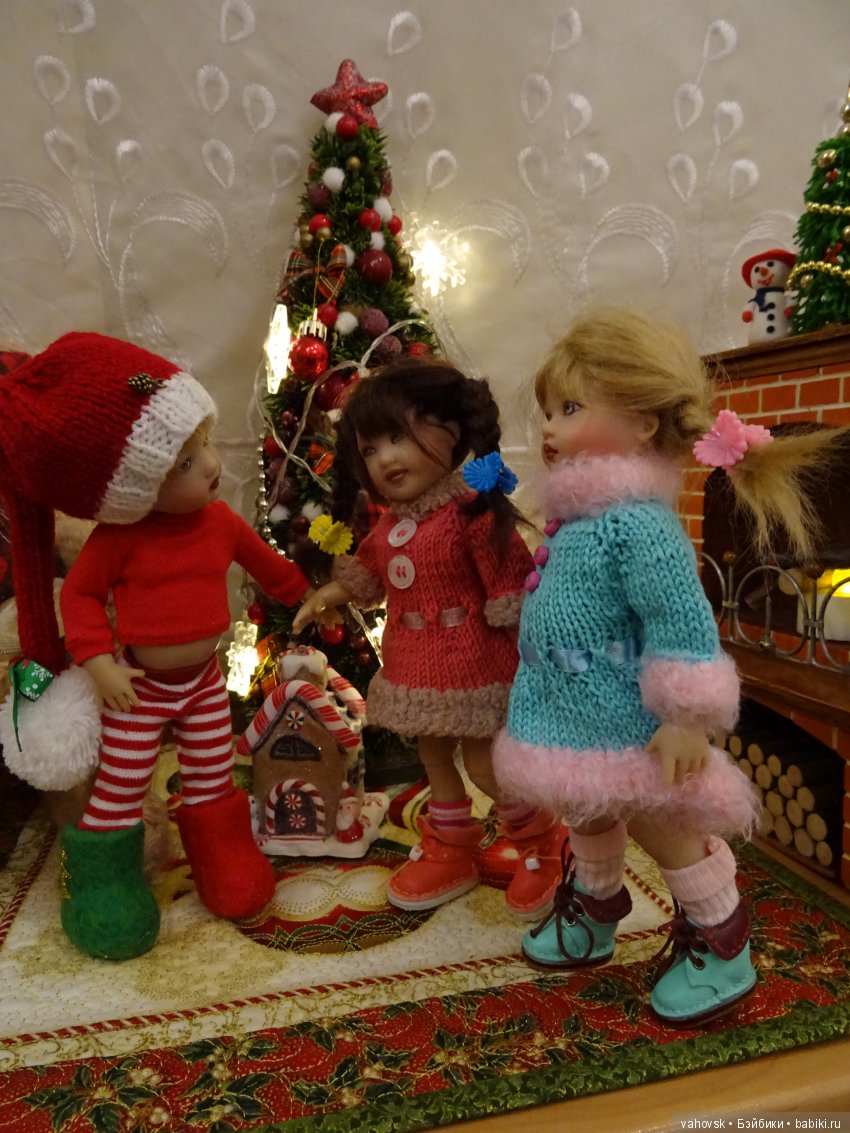 С куклами от Хелен Киш - в Новый год