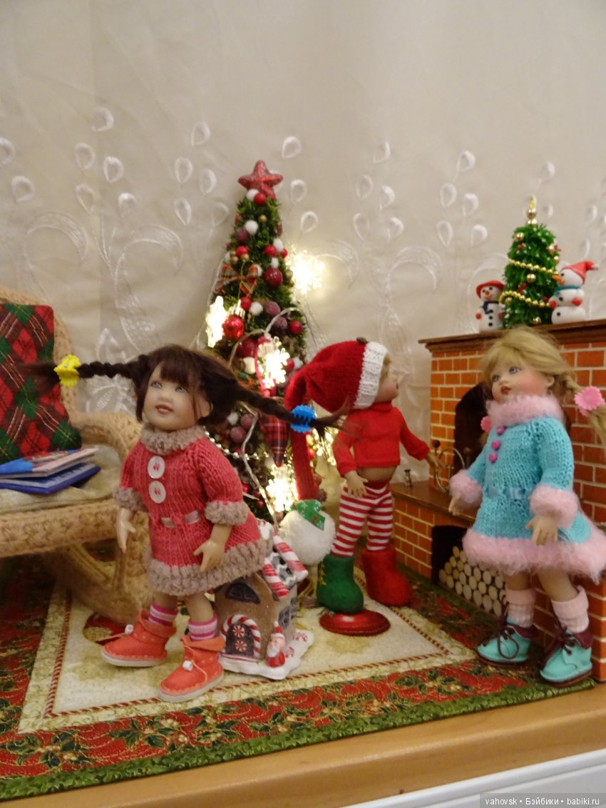 С куклами от Хелен Киш - в Новый год