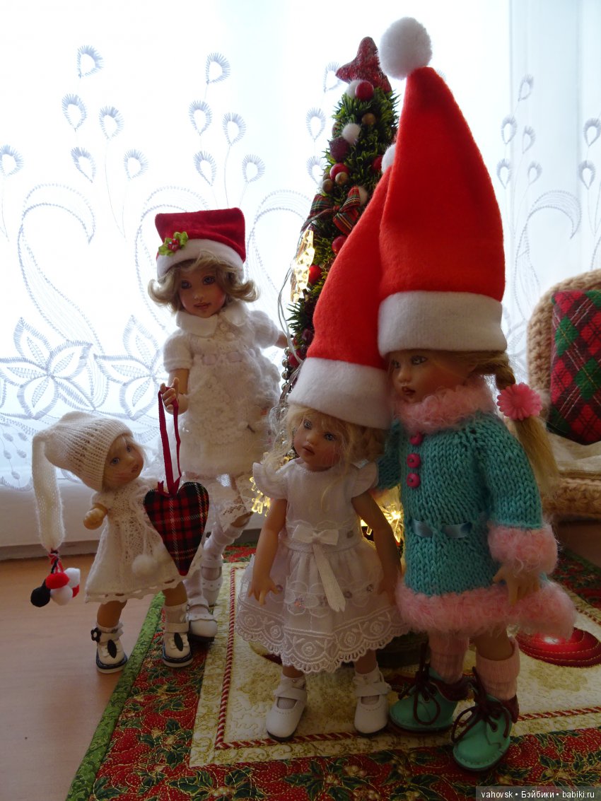 С куклами от Хелен Киш - в Новый год