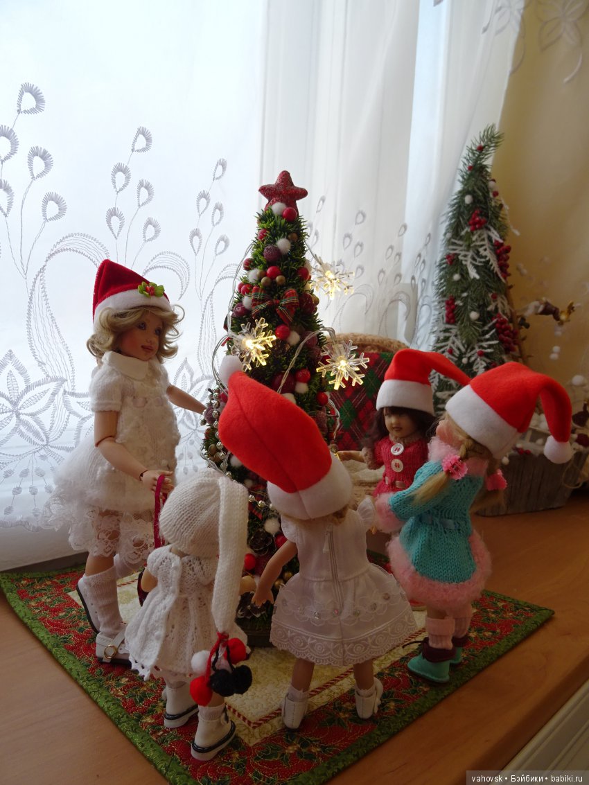 С куклами от Хелен Киш - в Новый год