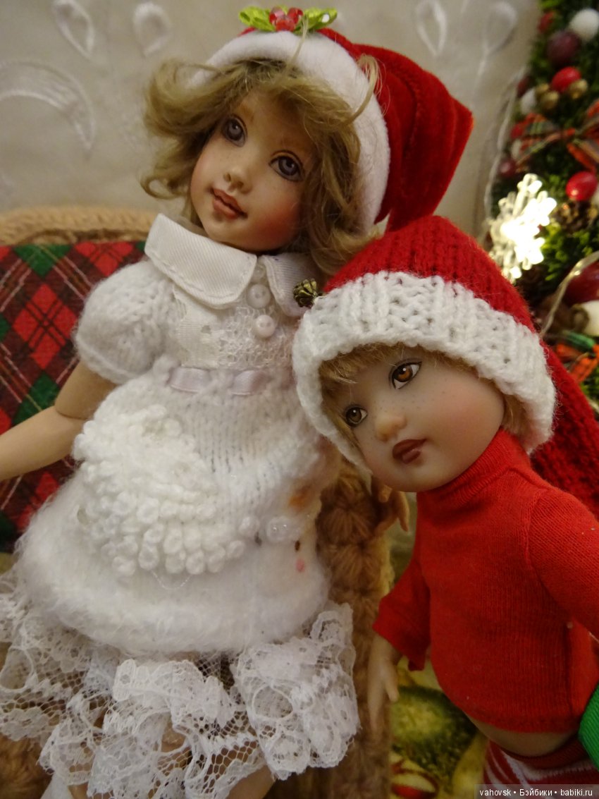 С куклами от Хелен Киш - в Новый год