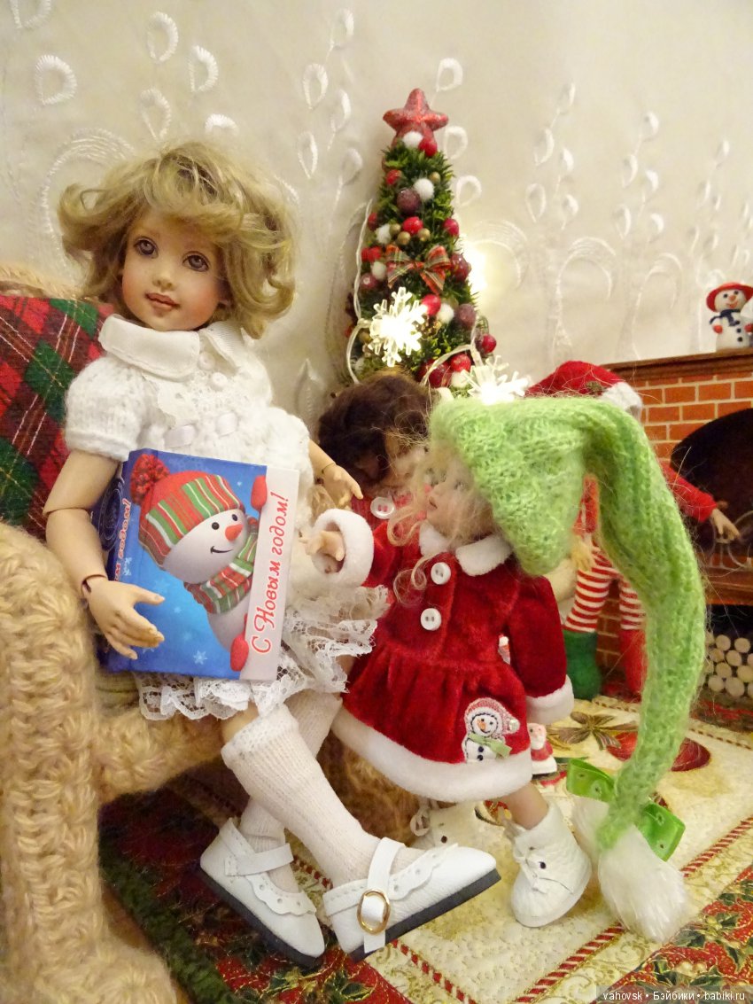 С куклами от Хелен Киш - в Новый год