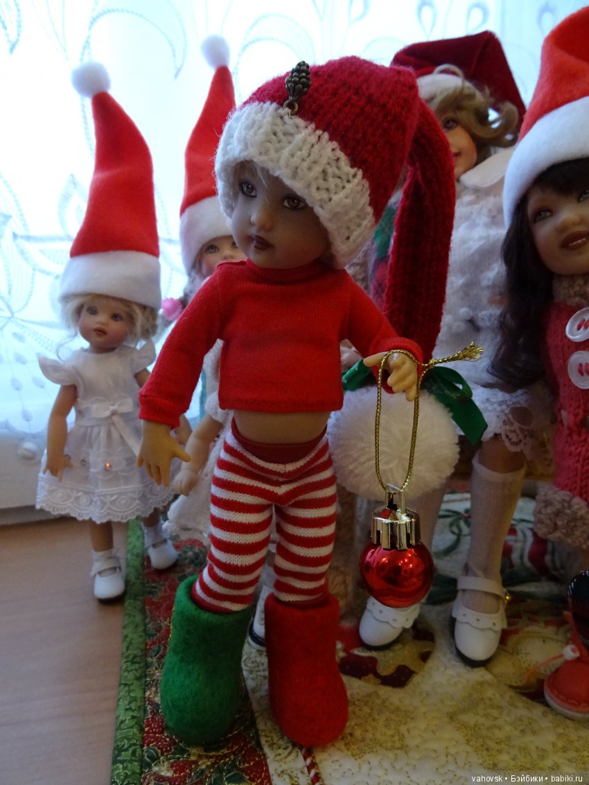 С куклами от Хелен Киш - в Новый год