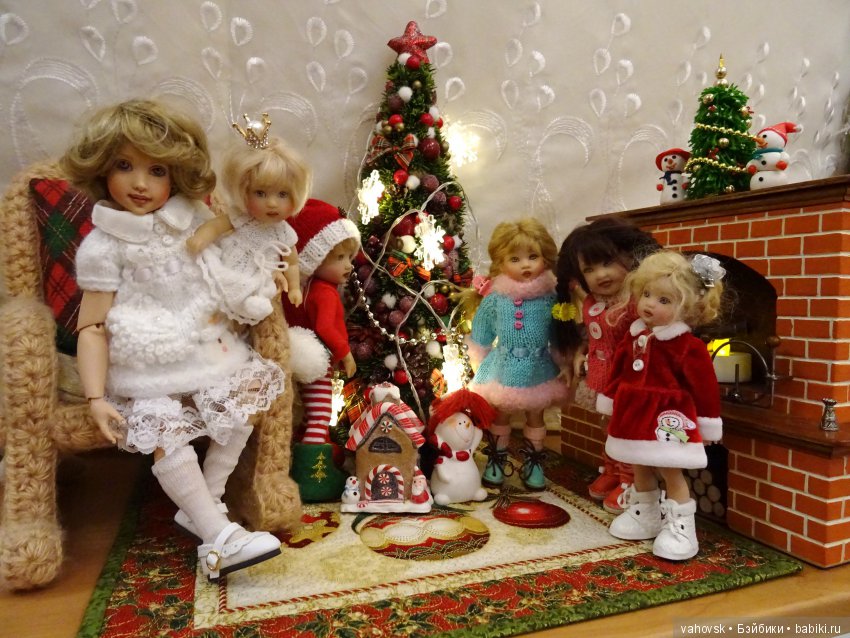 С куклами от Хелен Киш - в Новый год