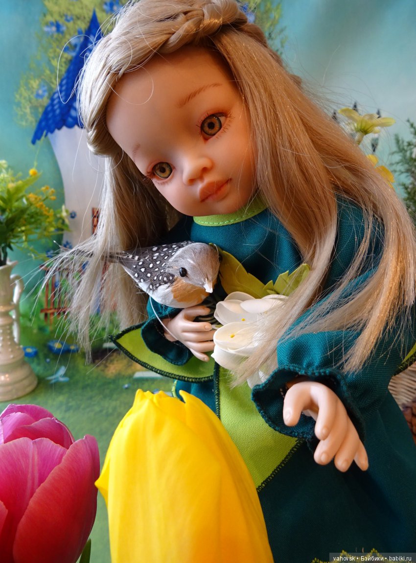 Весна пришла — ООАК Paola Reina (Паола Рейна) и испанских кукол: перерисовка