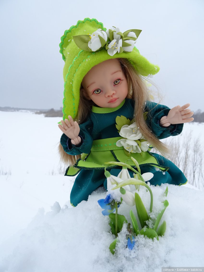 Весна пришла — ООАК Paola Reina (Паола Рейна) и испанских кукол: перерисовка (фото 6)