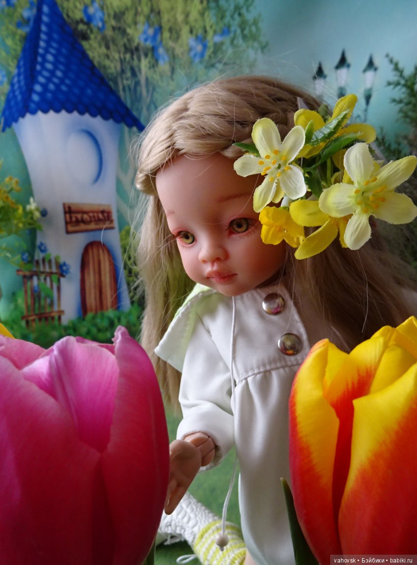 Весна пришла — ООАК Paola Reina (Паола Рейна) и испанских кукол: перерисовка