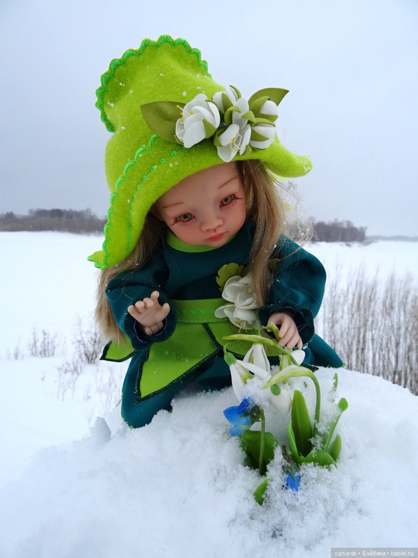 Весна пришла — ООАК Paola Reina (Паола Рейна) и испанских кукол: перерисовка (фото 7)