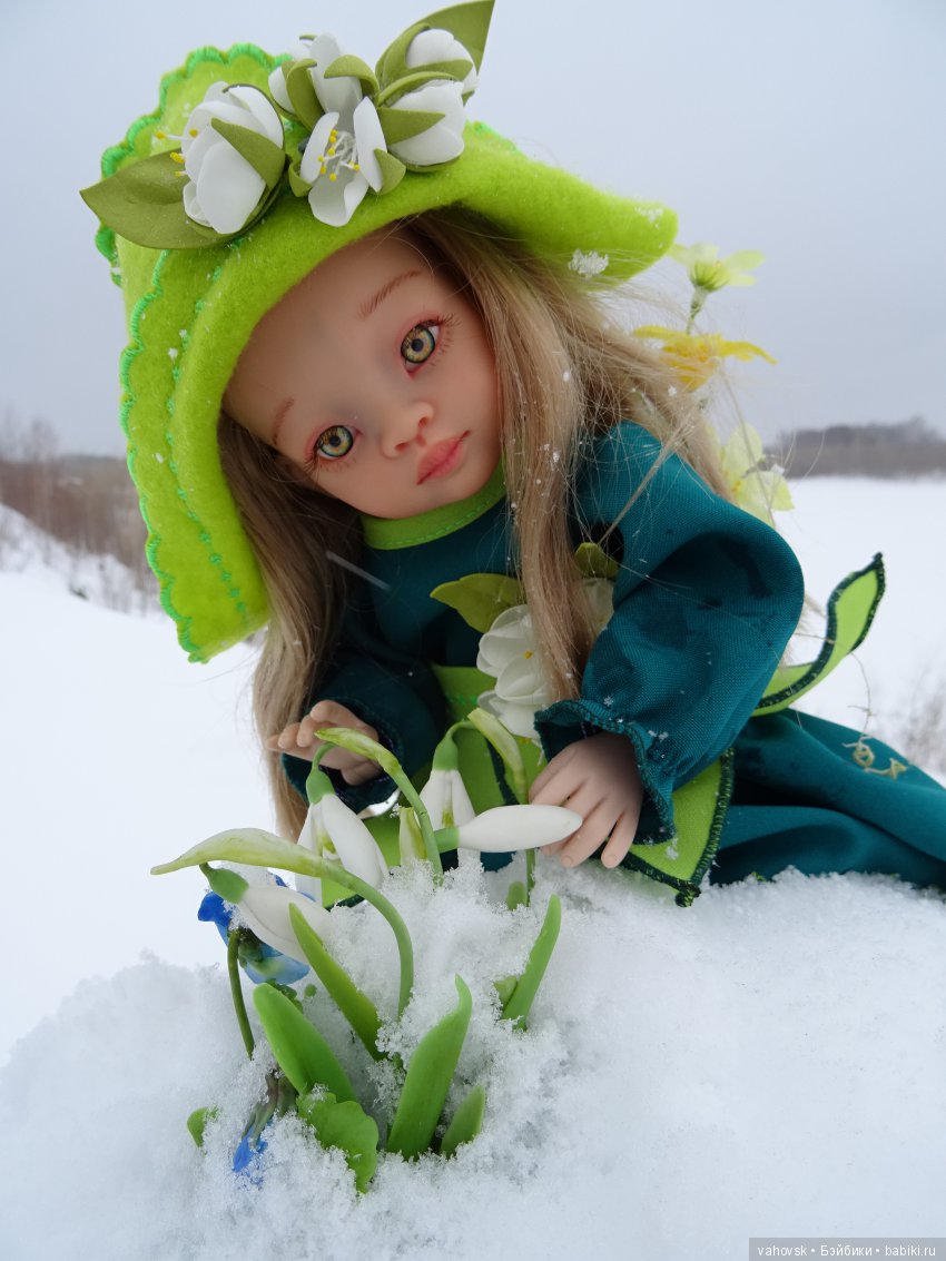 Весна пришла — ООАК Paola Reina (Паола Рейна) и испанских кукол: перерисовка (фото 9)