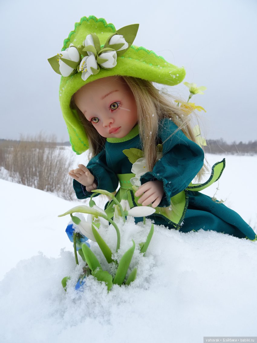 Весна пришла — ООАК Paola Reina (Паола Рейна) и испанских кукол: перерисовка (фото 8)