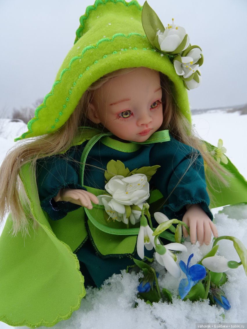 Весна пришла — ООАК Paola Reina (Паола Рейна) и испанских кукол: перерисовка (фото 5)