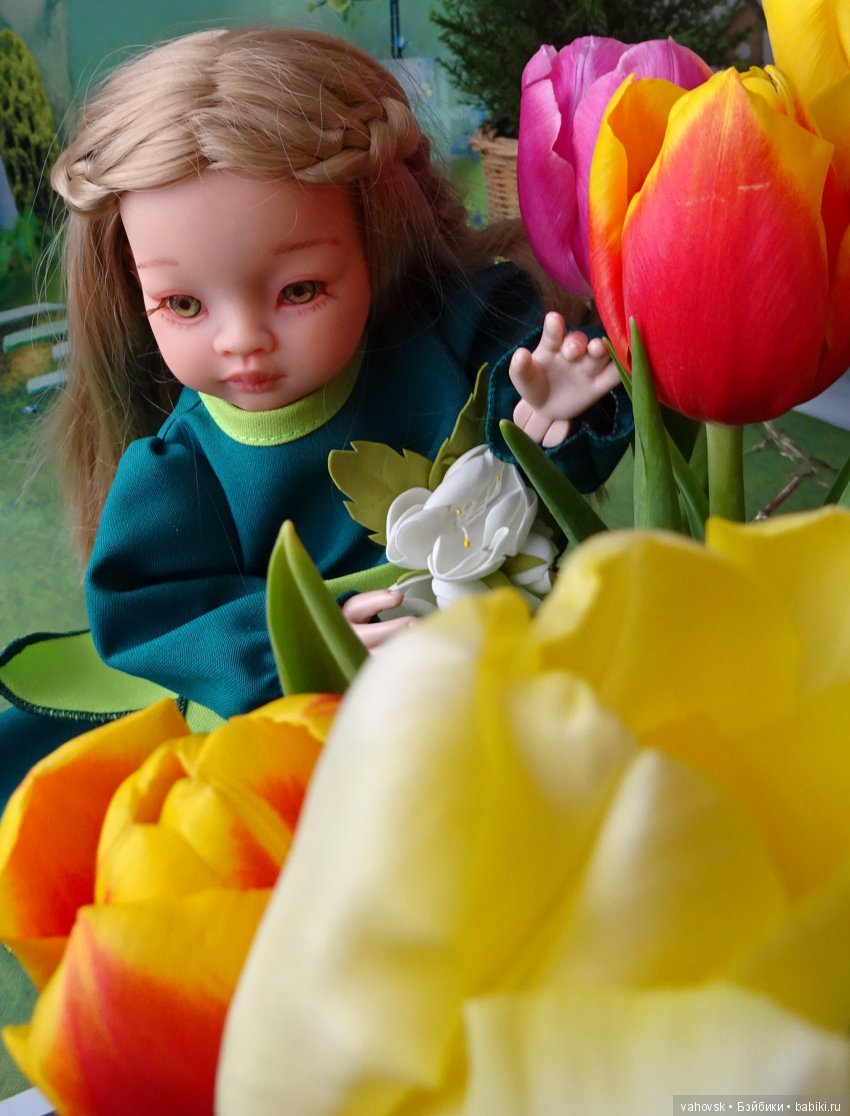 Весна пришла — ООАК Paola Reina (Паола Рейна) и испанских кукол: перерисовка