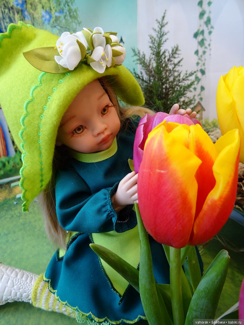 Весна пришла — ООАК Paola Reina (Паола Рейна) и испанских кукол: перерисовка