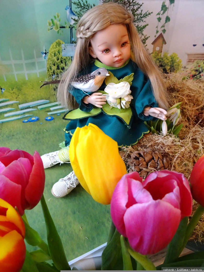 Весна пришла — ООАК Paola Reina (Паола Рейна) и испанских кукол: перерисовка