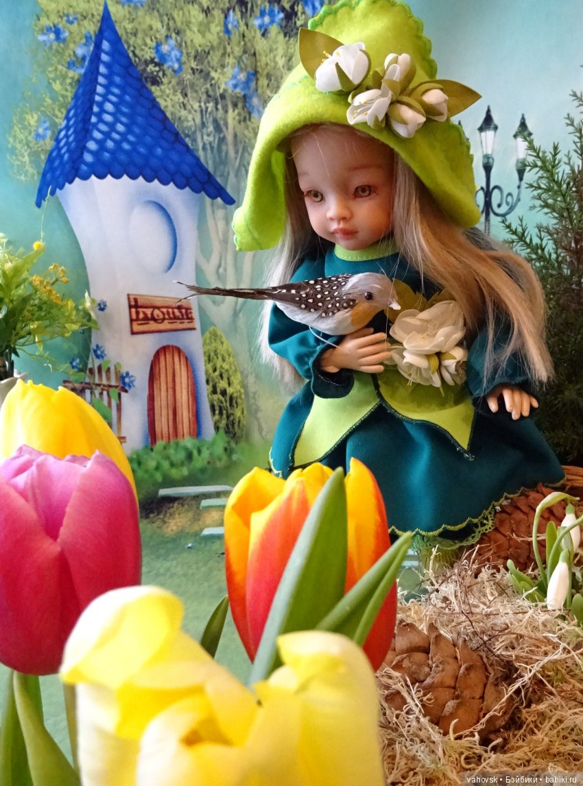 Весна пришла — ООАК Paola Reina (Паола Рейна) и испанских кукол: перерисовка