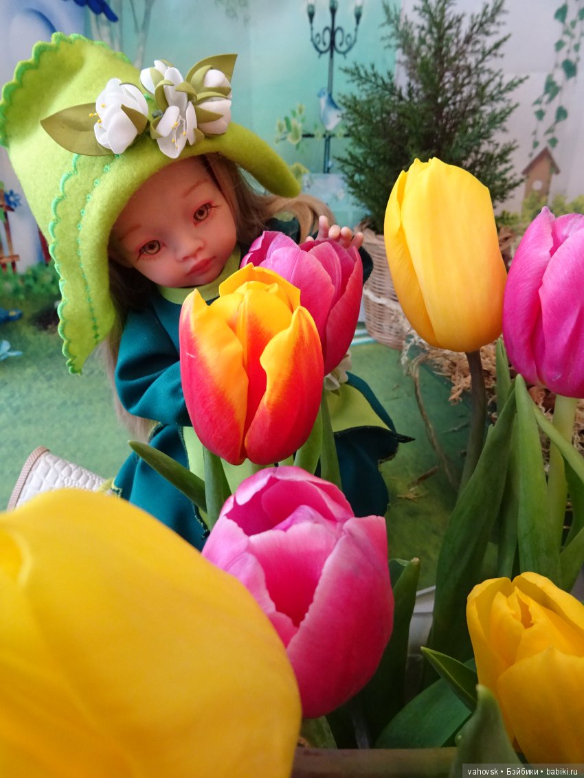 Весна пришла — ООАК Paola Reina (Паола Рейна) и испанских кукол: перерисовка