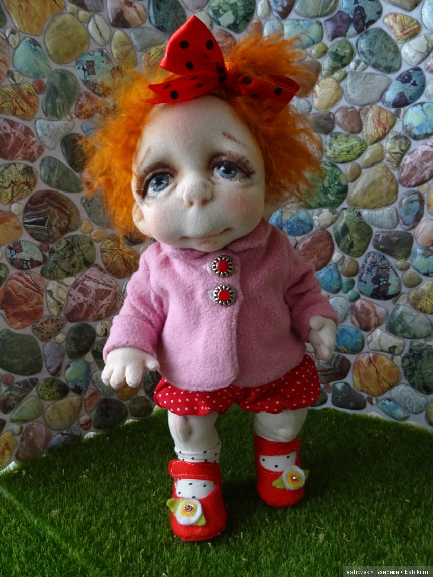 Притягательные и удивительно тёплые чулочные куклы Таты Папкиной