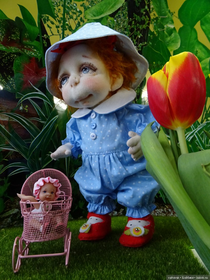 Притягательные и удивительно тёплые чулочные куклы Таты Папкиной