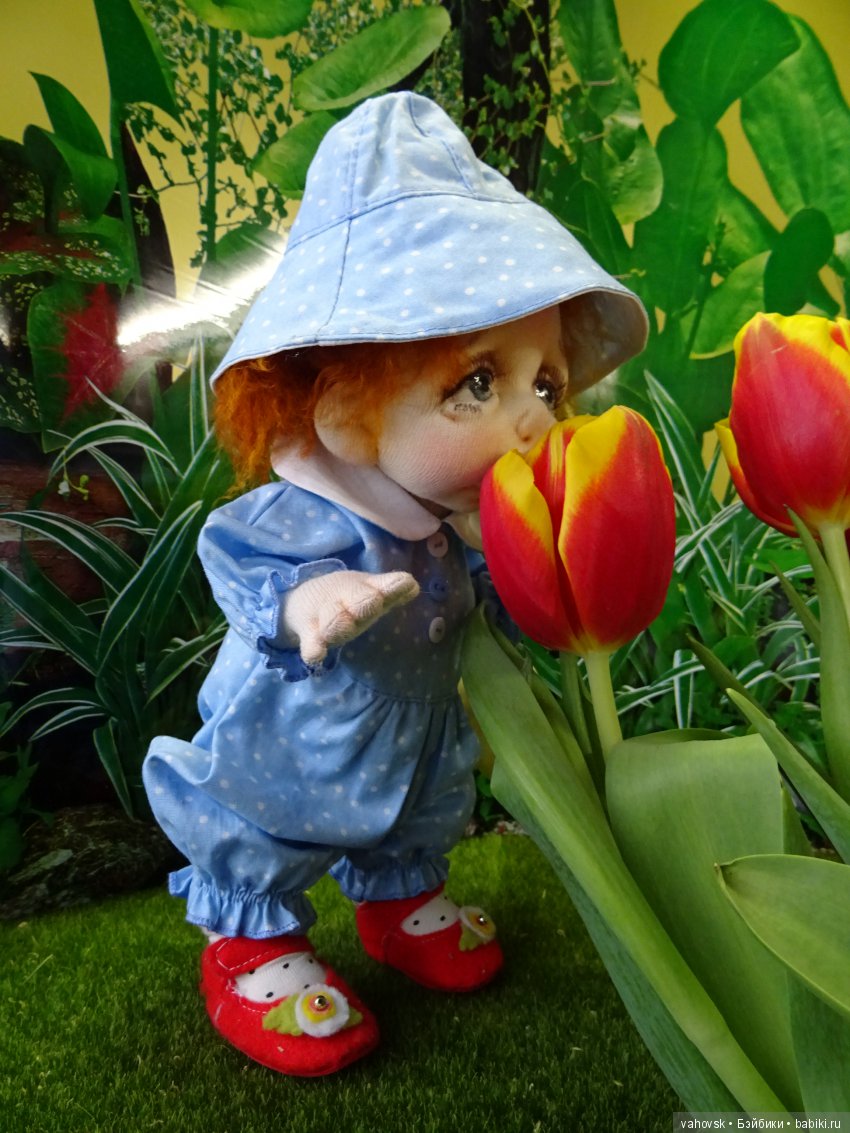 Притягательные и удивительно тёплые чулочные куклы Таты Папкиной