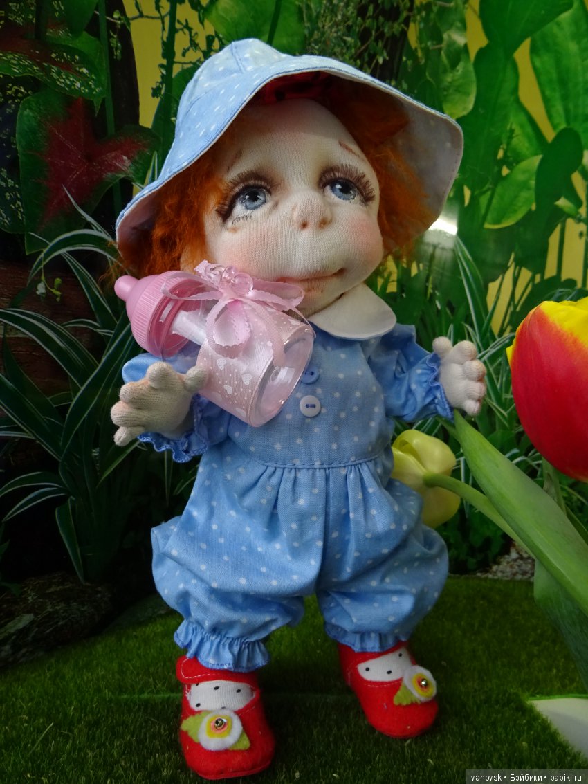 Притягательные и удивительно тёплые чулочные куклы Таты Папкиной