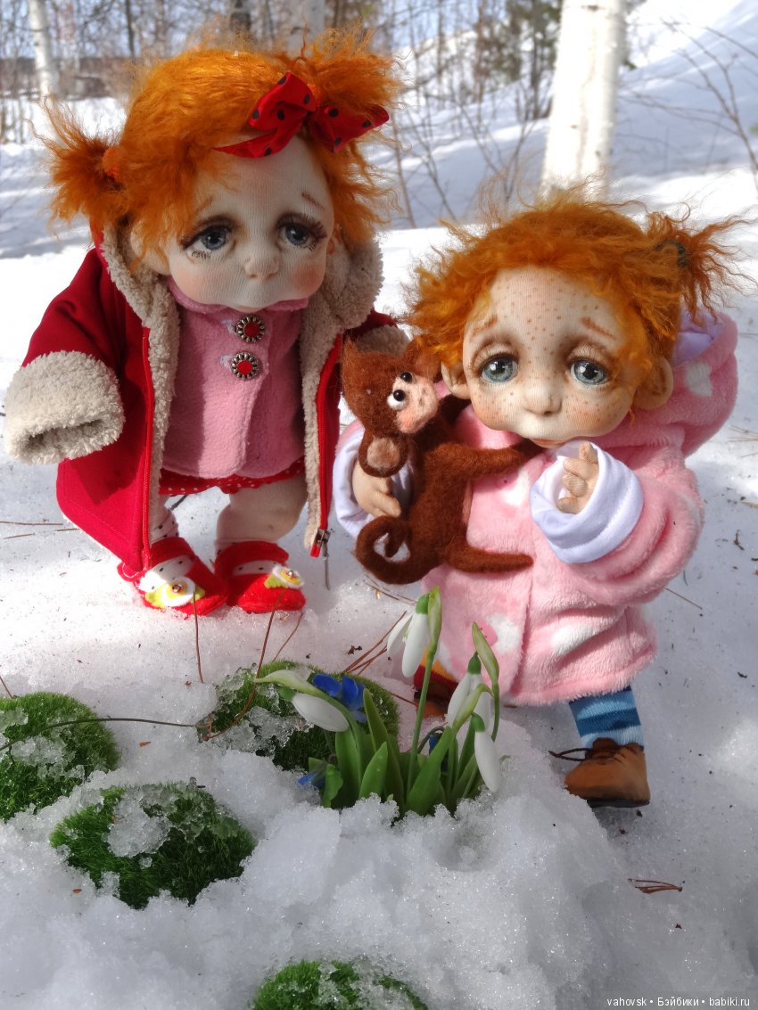 Притягательные и удивительно тёплые чулочные куклы Таты Папкиной (фото 6)